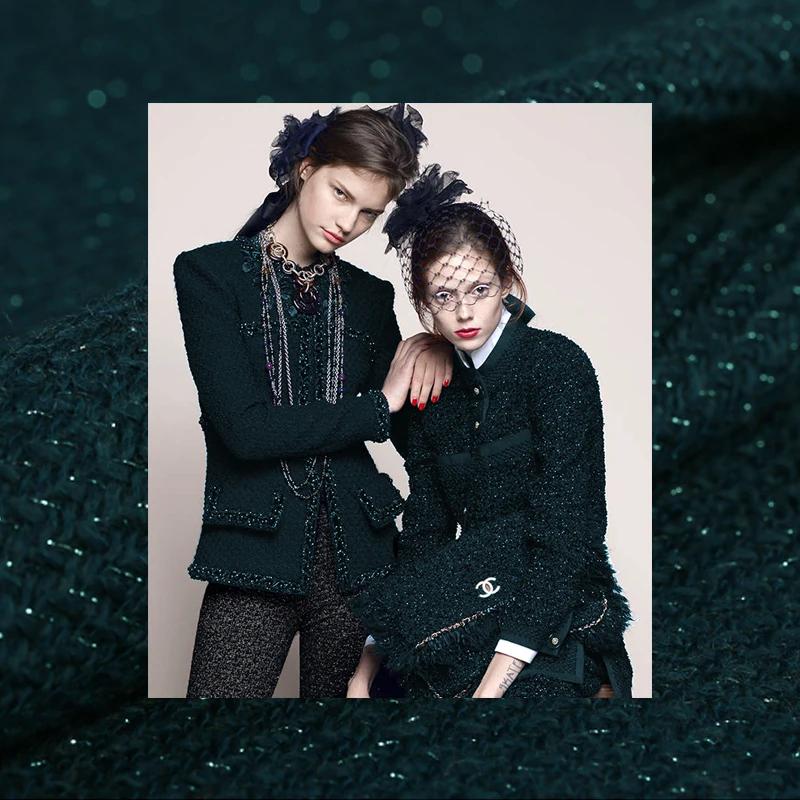 18 осень и зима шерсть Вискоза Золотая нить смешивание причудливая костюмная