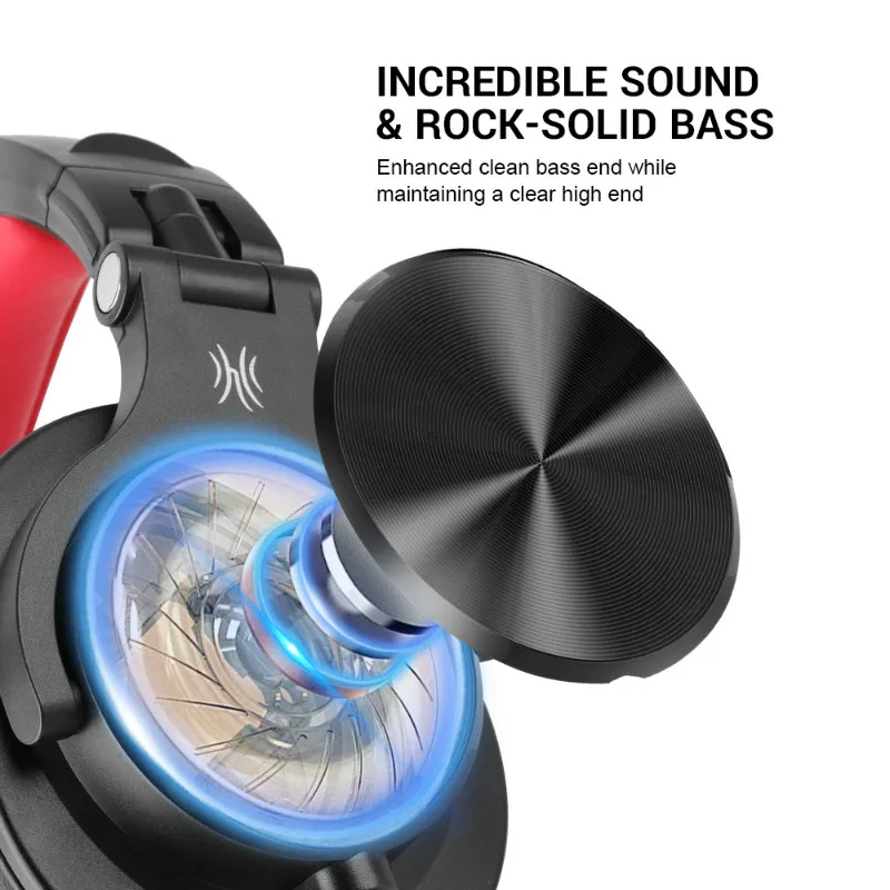 Oneodio Fusion профессиональные Проводные студийные DJ наушники+ беспроводная Bluetooth 4,0 гарнитура HIFI стерео монитор наушники с микрофоном