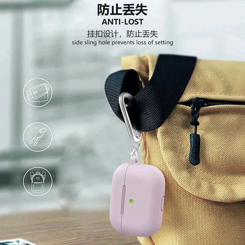 Кожаный брелок для AirPods Pro 2 1 3 Роскошный ударопрочный чехол Air Pods Чехлы наушников
