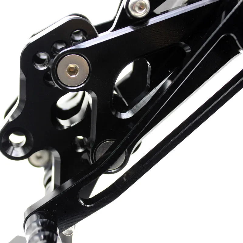 CNC алюминиевый мотоцикл Rearset мотоцикл подножка задние наборы регулируемая подножка для Kawasaki ZX10R ZX 10R ZX10 R 2004-2005