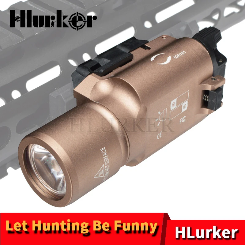 Hlurker тактический военный X300 оружие фонарик 400 люмен 3 Вт Выход пистолет Свет для AR15