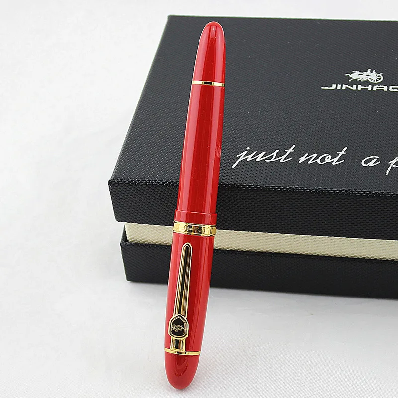Канцтовары рекламная акция Jinhao 159 Роскошная шариковая ручка с красным и золотым