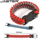 USB флеш-накопитель JASTER, 4 ГБ, 8 ГБ, 16 ГБ, 32 ГБ, 64 ГБ, нейлоновый браслет, 2019