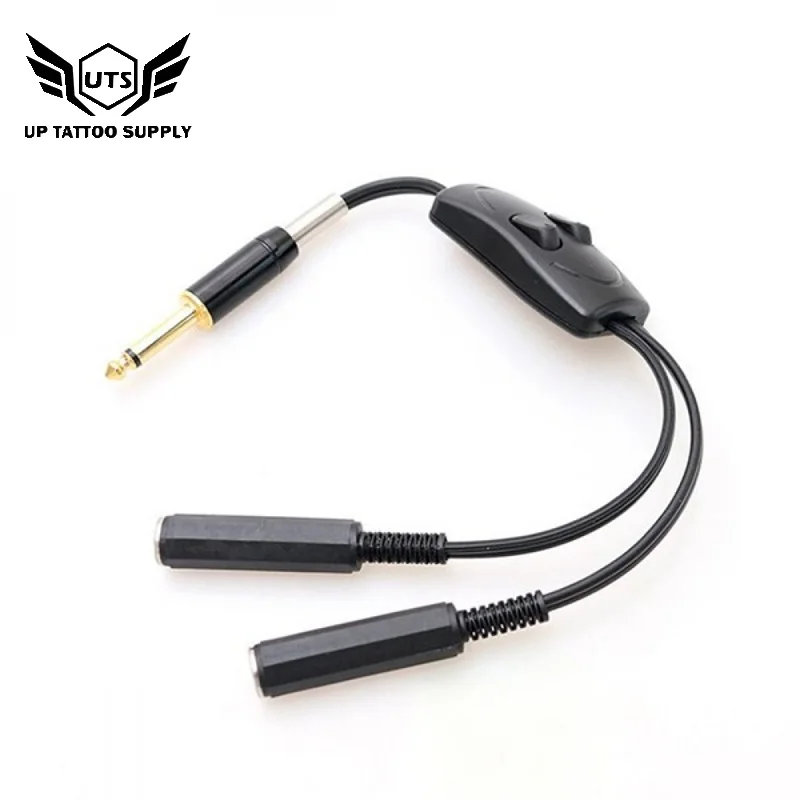 Профессиональный 37 см клипкорд для тату источник питания двойное соединение