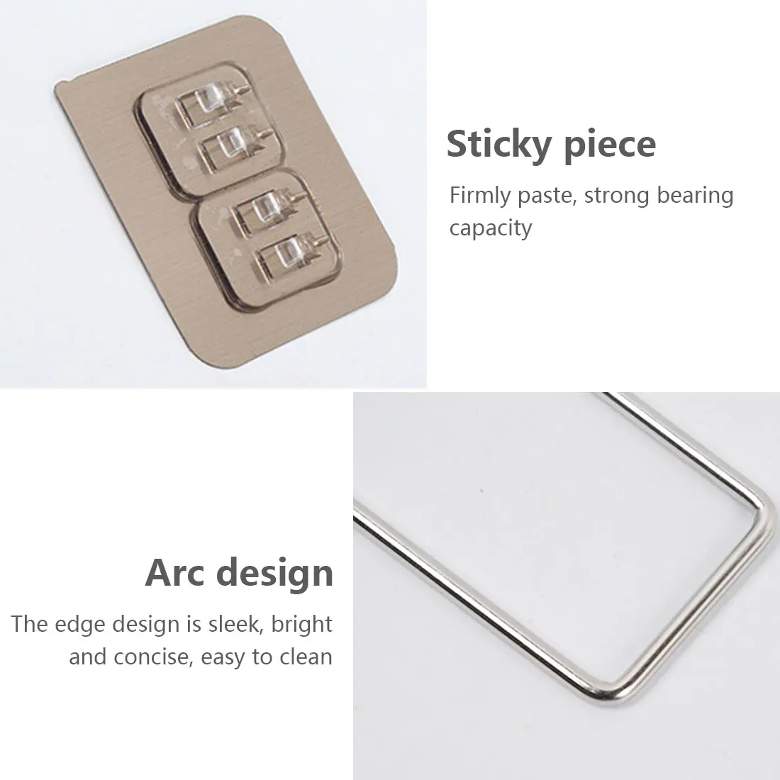 

Self-adhesive Towel Holder Rack Kitchen Under Cabinet Towel Cup Paper Hanger Rack Organizer Bathroom Towel Bar Shelf Roll Holder