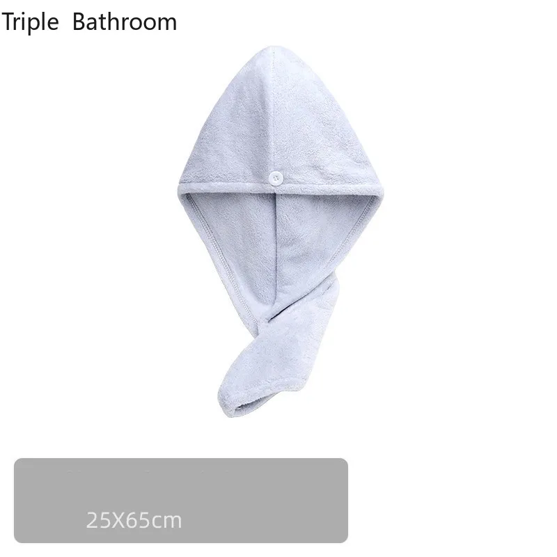 

Полотенце для сушки кораллового бархата с милыми мультяшными кроличьими ушками, банное полотенце, Быстросохнущий тюрбан для ванной, женска...