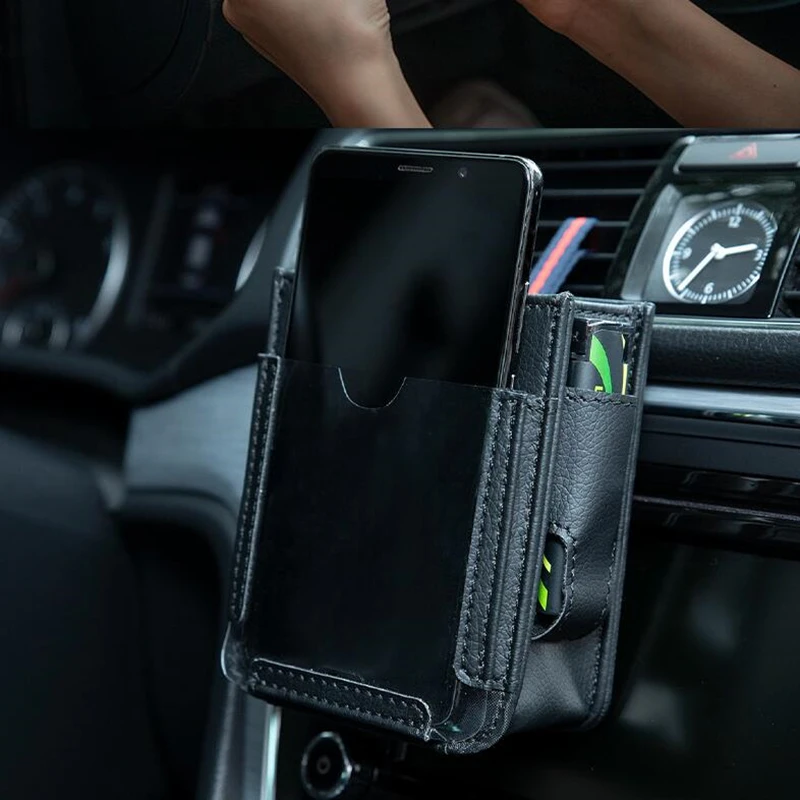 

Car supplies air outlet pockets car multi-function car phone storage bag hanging bag creative storage box