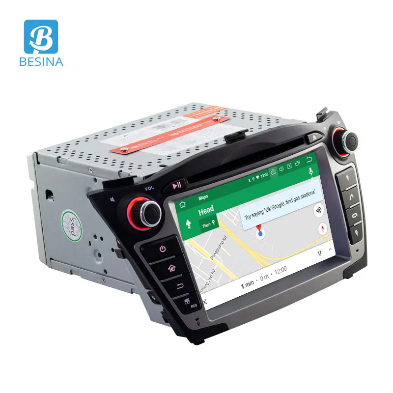 Besina Android 9,0 Автомобильный DVD плеер для hyundai Tucson/IX35 2011 2012 2013 gps 2Din автомобиль радио стерео Мультимедиа Autoaudio WI-FI RDS