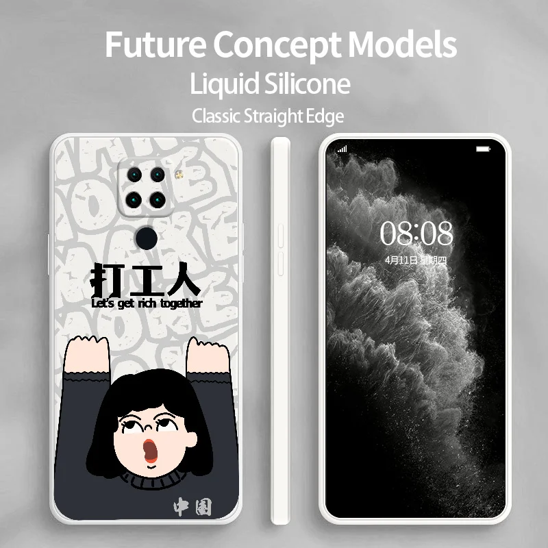 

Cheering Boy Phone Case For Xiaomi Redmi Note 10 10S 9T 9 8 7 Pro MAX Redmi 9 9A K40 K40pro K30 K20 Liquid Silicone Cover