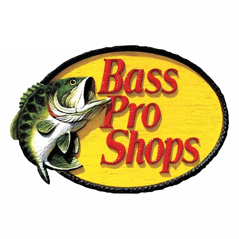 

For Bass Pro Shops Car Stickers Personality Fine Decal Occlusion Scratch Sunscreen Walls Doors and Windows Decoration 12*8cm