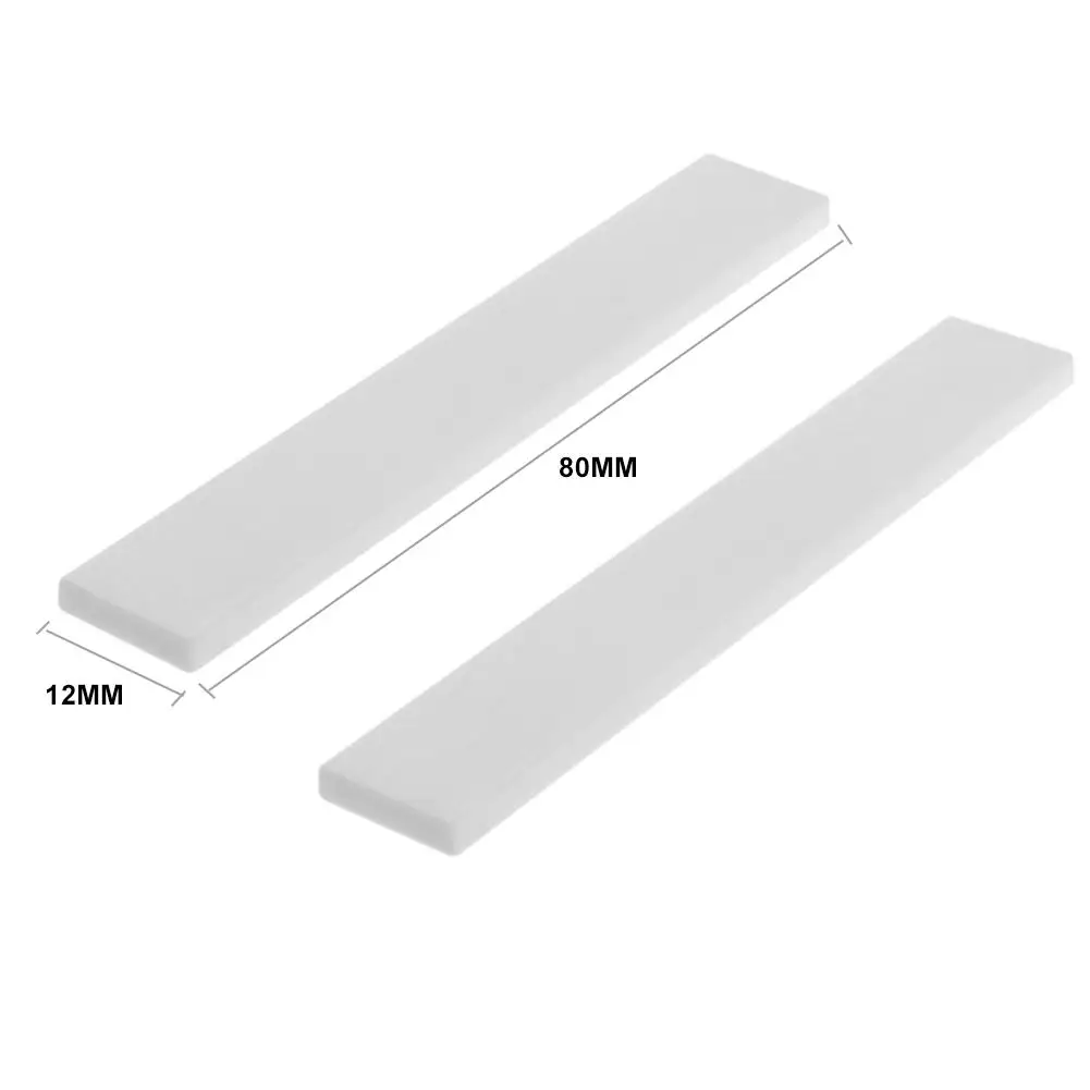 

2pcs Buffalo Bone Guitar Bridge Saddle Blank Replacement Parts for Classical Acoustic Guitar
