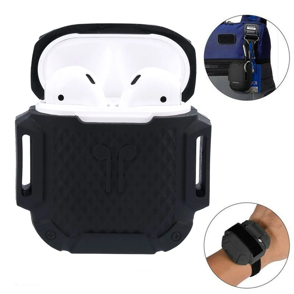 Модные тонко отполированные для наушников Apple AirPods с беспроводной зарядкой