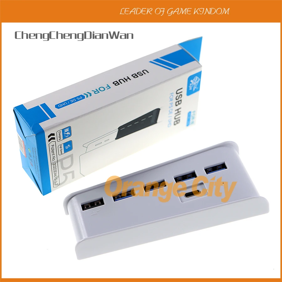 

10 шт., USB-разветвитель 6 в 1, с 5 портами USB A + 1 портом USB C