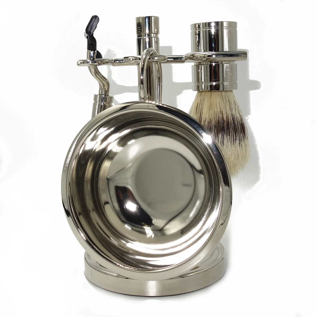 Tool Kit With Beard Facial Cleaning Shaving Brush Foaming Soap Bowl Set