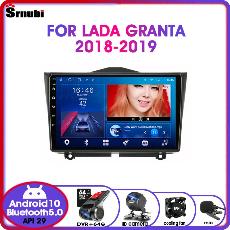 

Android 10.0 2din Car Radio For LADA BA3 Granta Cross 2018 2019 GPS Navigation Carplay screen Multimedia Video Player 4G MP5 DVD