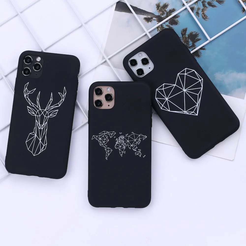 Чехол для iPhone 11 Pro Max 7 8 Plus 12Pro XS X XR SE 2020 13 | Мобильные телефоны и аксессуары