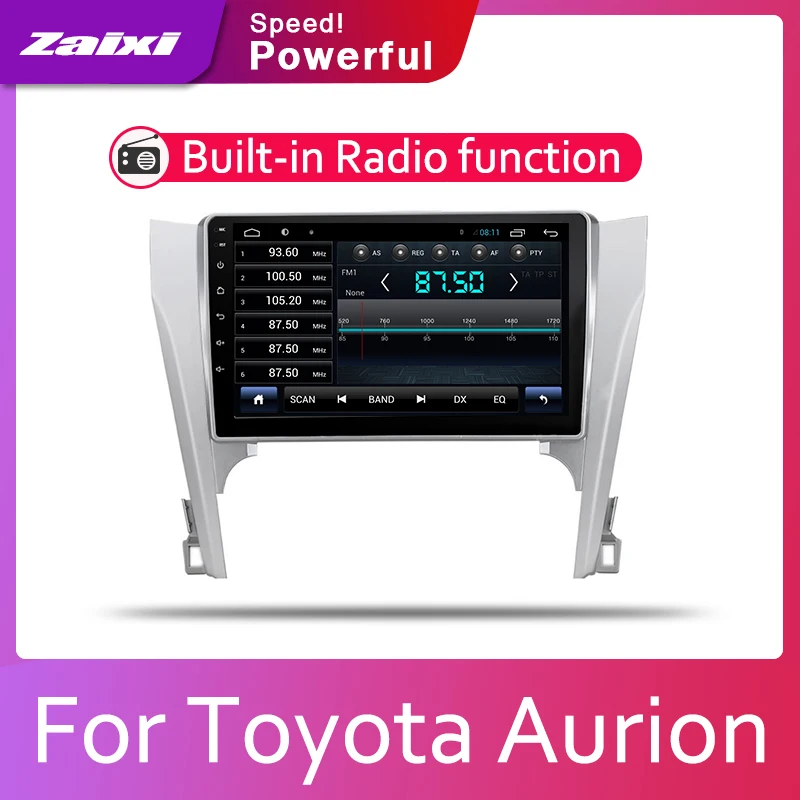 Автомобильный мультимедийный плеер для Toyota Aurion автомагнитола 2DIN с GPS-навигацией
