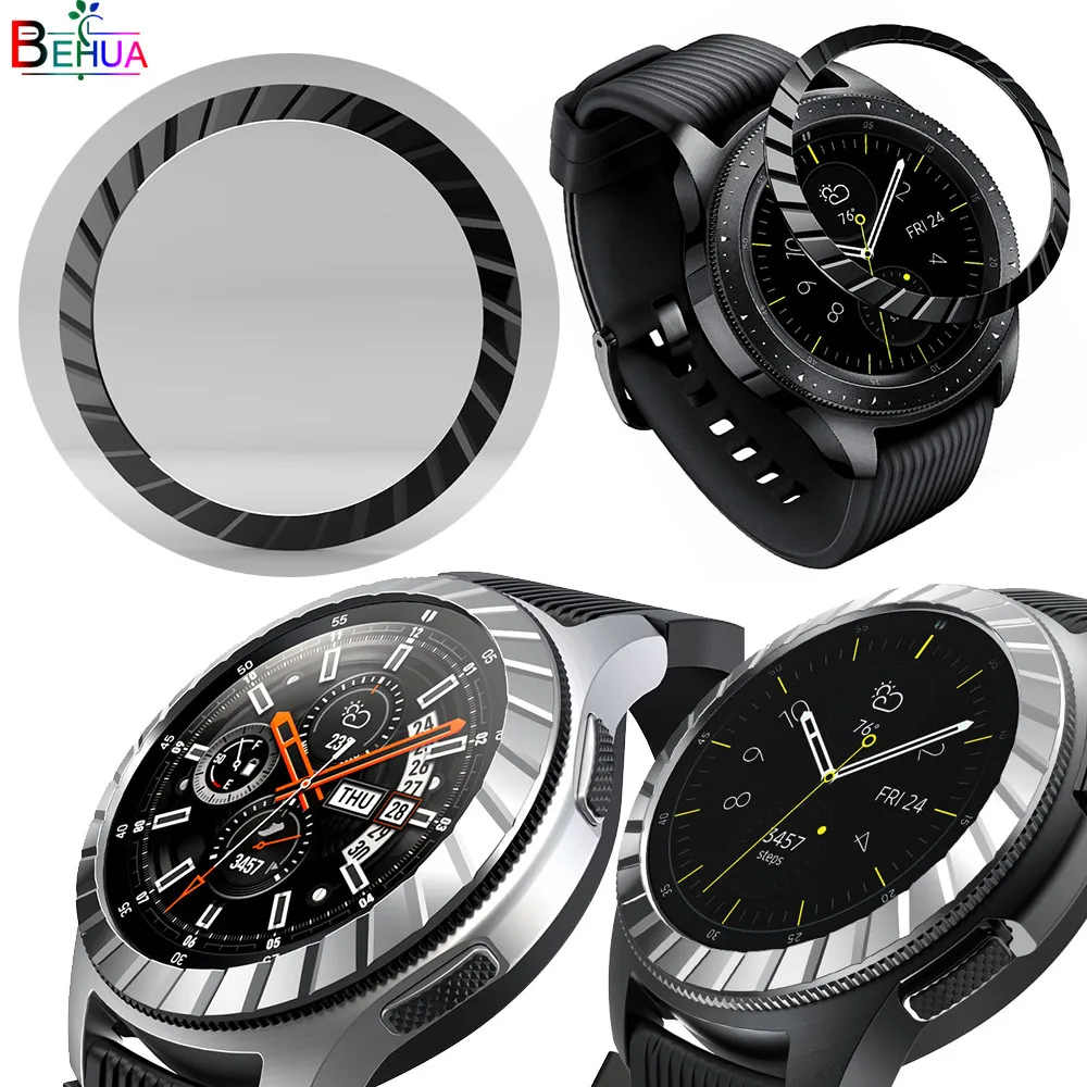 Чехол бампер из нержавеющей стали для Samsung Galaxy Watch 46 мм/42 мм/gear s3 frontier|Ремешки