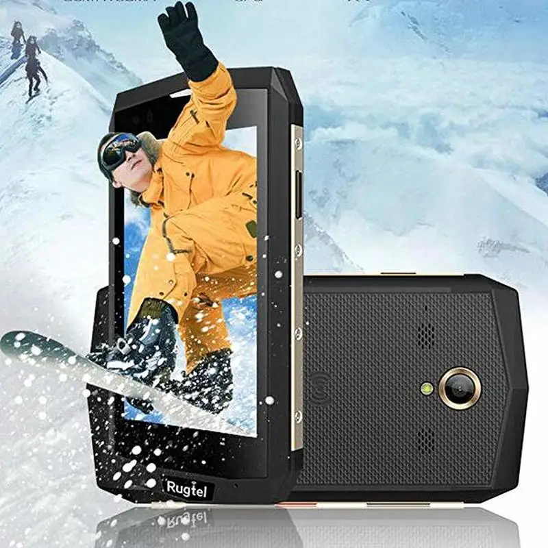 Смартфон Rugtel X16 2 Гб ОЗУ 16 ПЗУ 4 5 &quot4G LTE MTK6573 четырехъядерный Android 1 3200 мАч 8 0 МП Ip68