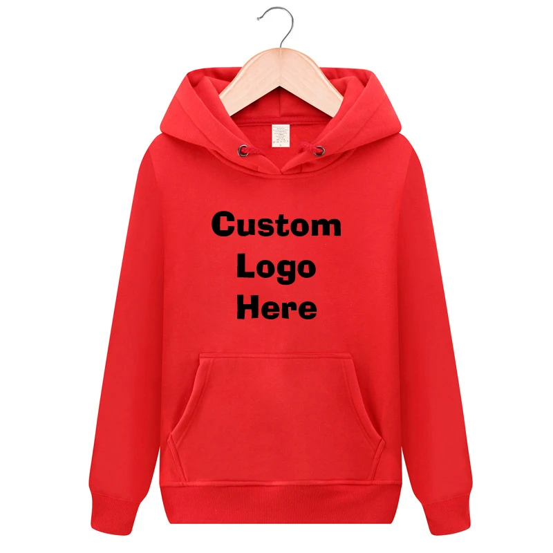 Высококачественные мужские толстовки на заказ с принтом логотипа дизайнерская