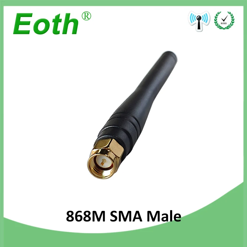 EOTH 20pcs 868mhz antenna 3dbi sma male 915mhz lora antene pbx iot module lorawan signal receiver antena high gain