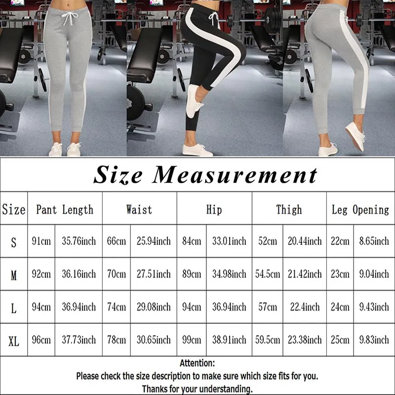 

New Sexy Women Fashion Slim Fit Striped Pants Yoga Running Pants Workout Leggings Fitness Gym Trousers Outdoor Leggings