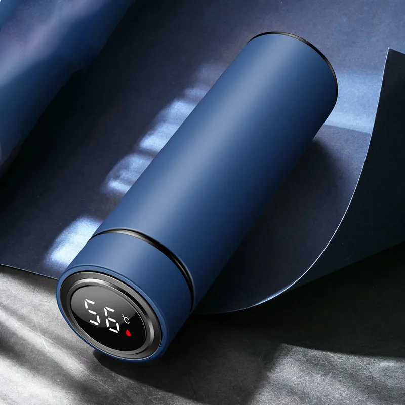 Умная изоляционная чашка бутылка для воды СВЕТОДИОДНЫЙ Цифровой температурный