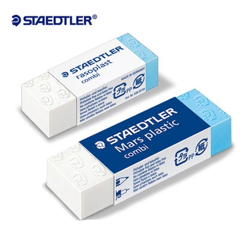 6 шт./лот STAEDTLER 526 BT30 43x19x13 мм ластик для ручки/карандаша/Шариковая ручка