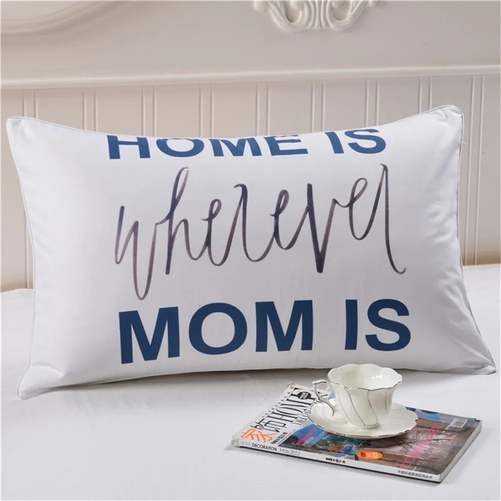 Новые Домашние ваших детях наволочки для подушек забавные семейная подушка