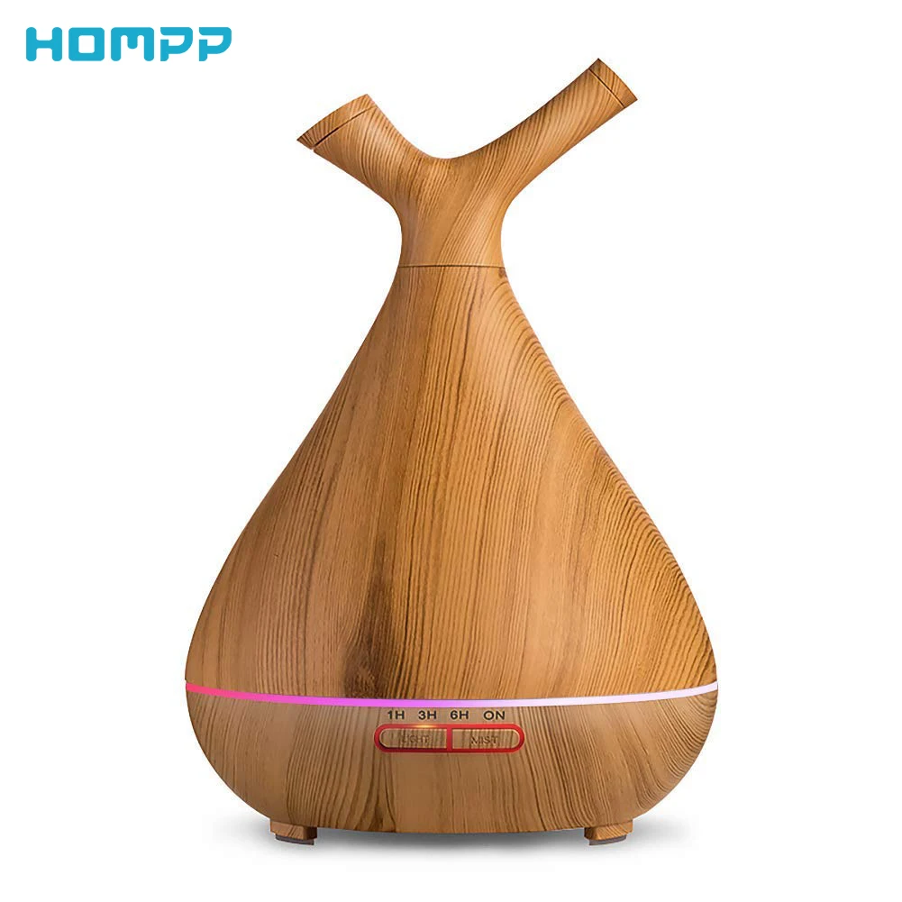 Aromatherapy Diffuser 400ml Ultrasonic Nebulizer Oils Quiet Aroma Air Humidifier Fragrances for Room Office Coroful Led Bpa Free | Бытовая