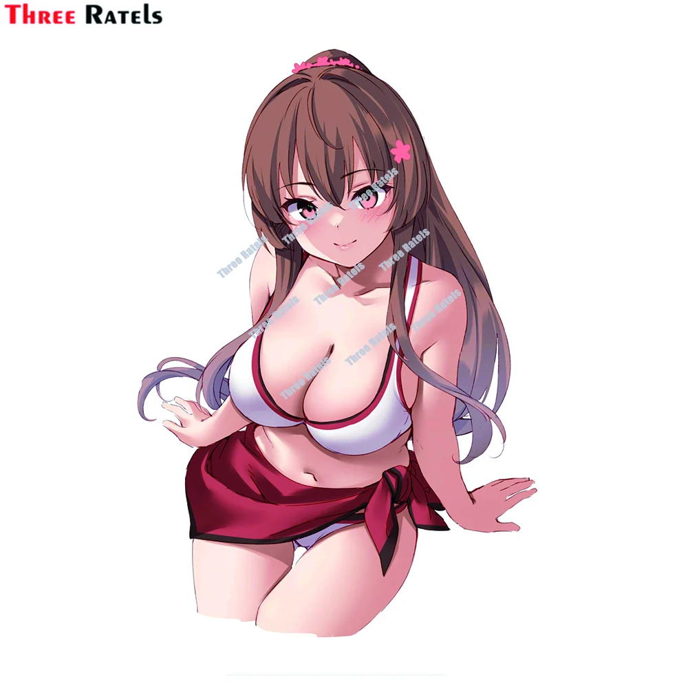 Three Ratels D704 Yamato Kantai Collection Sexy Anime Girl Car Stickers Decal Cute Accessories Decoration Pegatinas Pa | Автомобили и