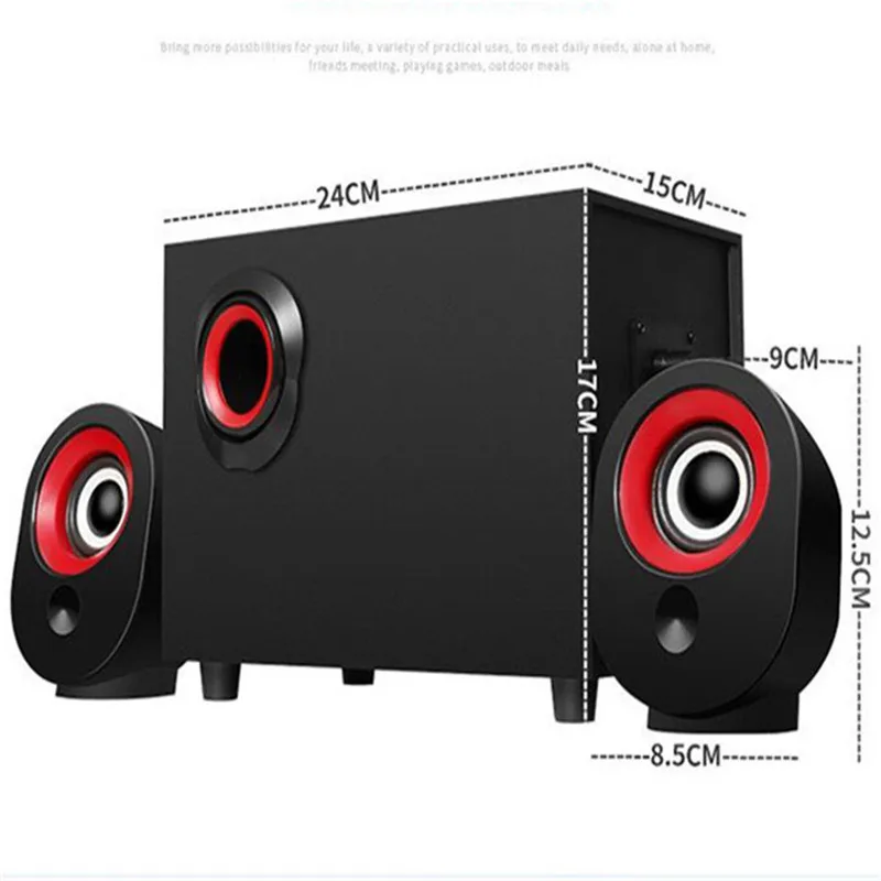 

FT-X7 stereo Subwoofer computer speakers lossless HiFi music heavy bass amplification smart computer subwoofers portable speaker