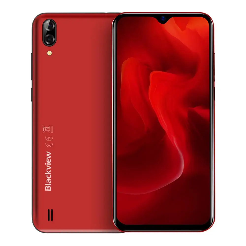 Blackview A60 Android 8 1 смартфон с четырехъядерным процессором 4080 мАч ОЗУ Гб ПЗУ 16 6 дюйма