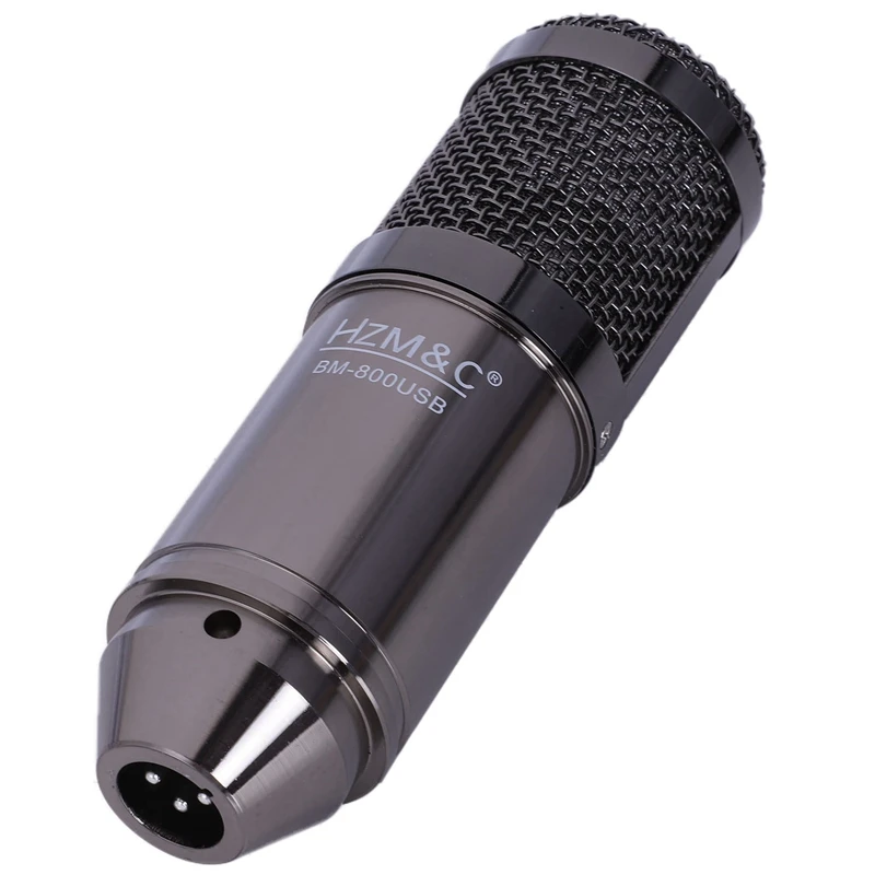 HZM &amp C Модернизированный Bm 800 Usb конденсаторный микрофон Студийный для компьютера