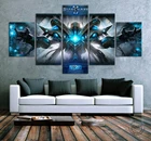 Картина с надписью StarCraft, постер с игрой Сердце Роя, Современная картина маслом, холст, Настенная картина для домашнего декора, без рамы