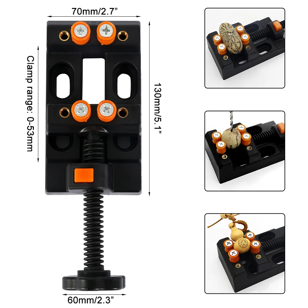 Миниатюрный стол тиски резьбы скамья зажим сверлильный пресс плоский открытия