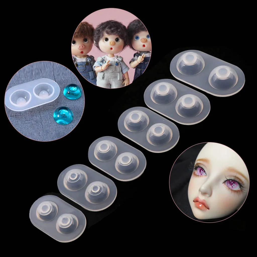 Форма для глаз BJD силиконовая форма из смолы sd 6 шт.-14 мм 16 18 20 22 | Игрушки и хобби