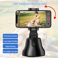 smart shooting holder auto tracking 360 degree rotation shooting cell phone camera holder for travel live streaming recording