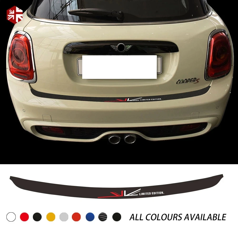 

Car Rear Bumper Trunk Load Edge Protector Guard Trim Decal Decoration Sticker For MINI Cooper F55 F56 Clubman R55 Accessories