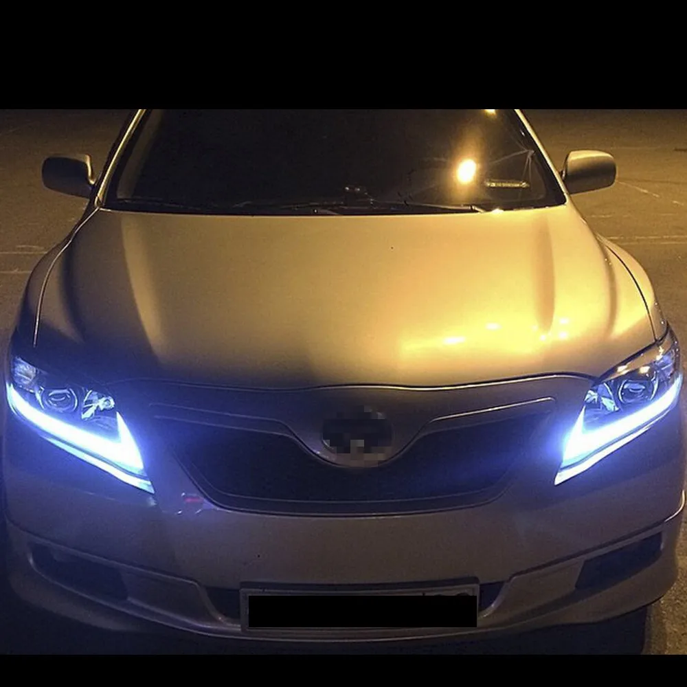 LED Black Housing DRL Headlights For TOYOTA CAMRY 2009-2011 SEDAN Assembly | Автомобили и мотоциклы
