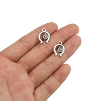 10pcs 17x11 5mm vintage silver color u shaped magnet alloy pendant charm for jewelry making diy charm