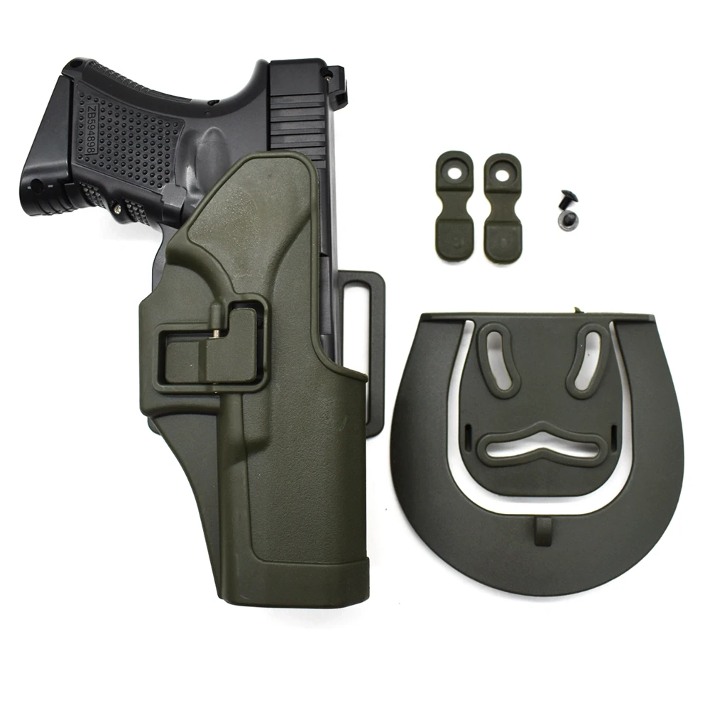 

Tactical Waist Belt Gun Holster for Glock17 19 Right Hand Airsoft Pistol Case Holster Military Shooting Hunting Accessories