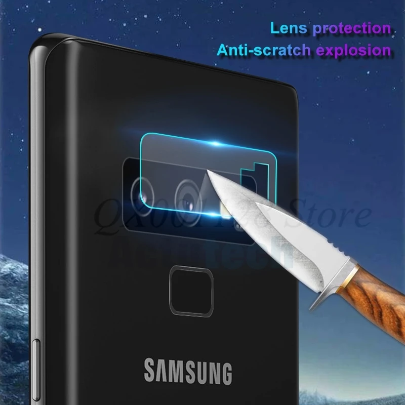 Прозрачное закаленное стекло HD для объектива задней камеры Samsung Galaxy S9 Plus S8 A6S A8 2018