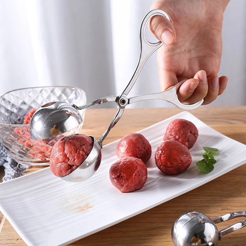

Kitchen Meatball Maker Mold Stainless Steel Meat Ball Clip Housewares Kitchen Accessories Supplies DIY Manual Food Processors