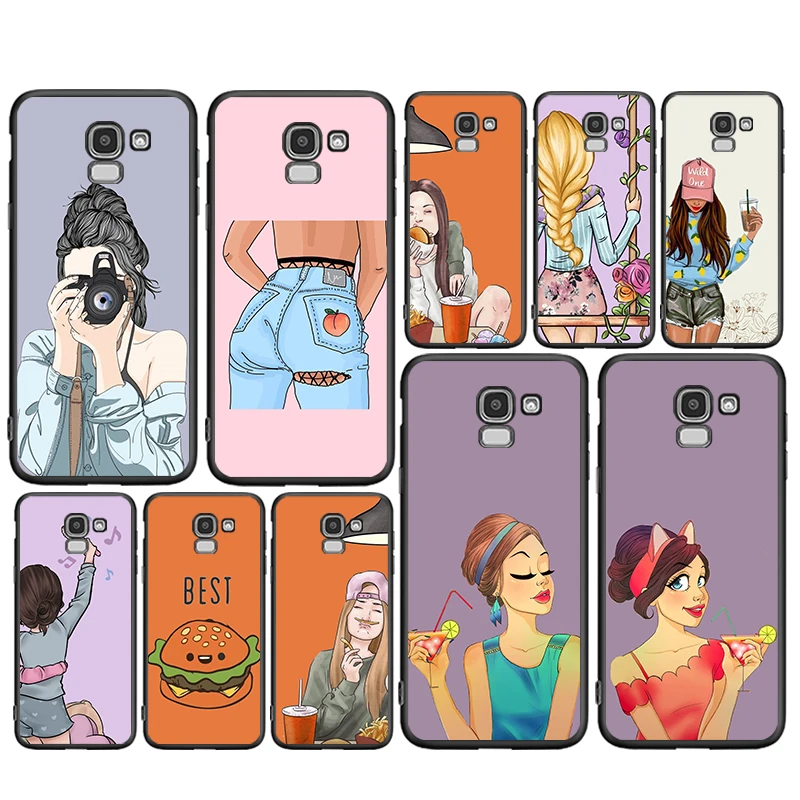 

Best Cute Friends Playing For Samsung Galaxy J5 J6 J7 J8 Prime J2 J3 J4 Core Plus 2018 2017 2016 Silicone Phone Cover