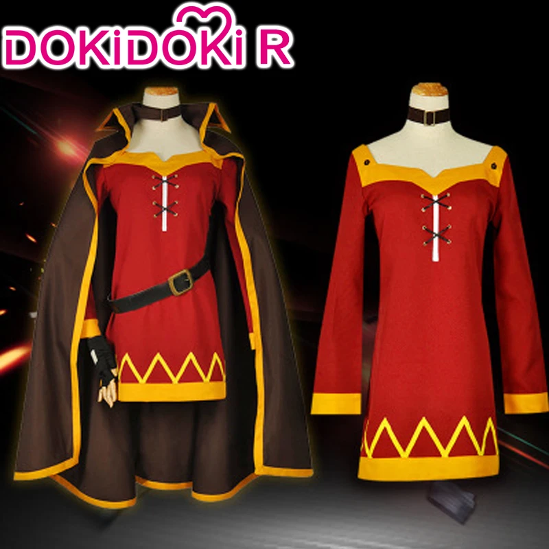 DokiDoki-R аниме Kono subarashi sekai ni shukufuku wo! Косплей Костюм мегумина коносуба благословение