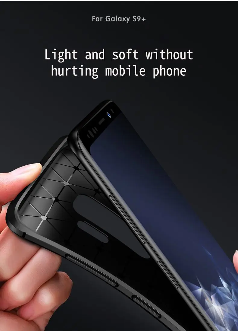 Чехол из углеродного волокна кремнезема для samsung Galaxy S9 Note10 Plus, чехол из ТПУ для samsung Note10 S9plus Galaxy Note9