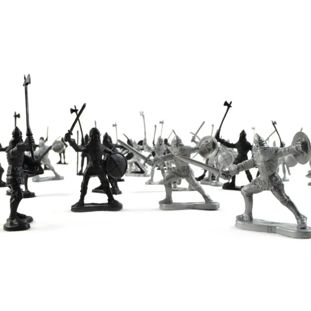 60 шт./компл. миниатюрные фигурки солдат из Древних Воинов статическая модель