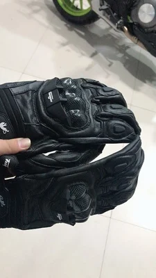 Мужские кожаные гоночные перчатки Мотоциклетные Перчатки AFS 6 велосипедные для