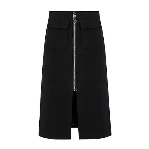 Sexy Women Fashion High Waist Pencil Maxi Skirt Casual Long Black Solid Skirts | Женская одежда